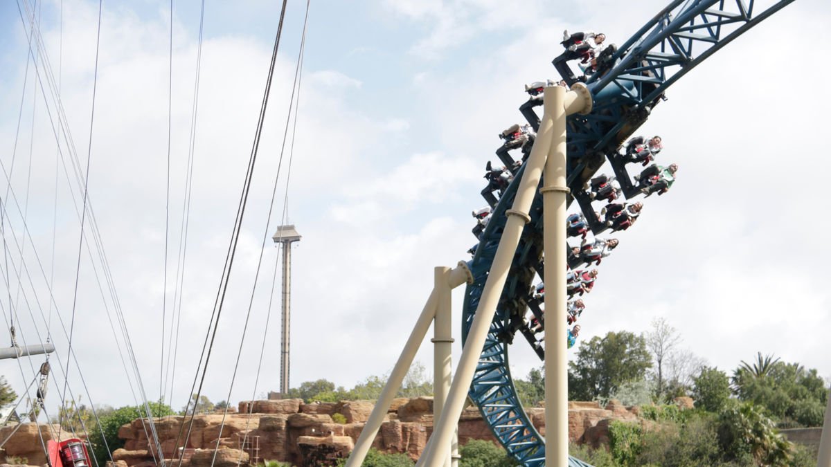 La atracción Furius Baco fue una de las que funcionó. - ACN