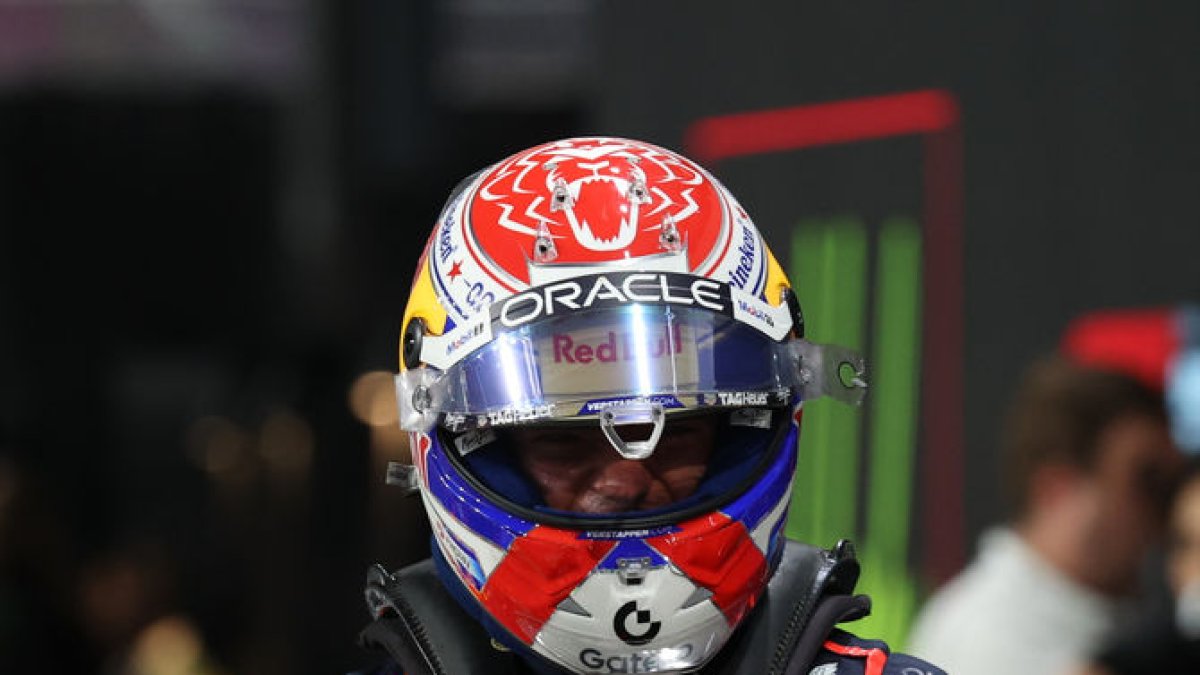 Verstappen celebra la pole al GP de l’Aràbia Saudita. - EFE/EPA/ALI HAIDER