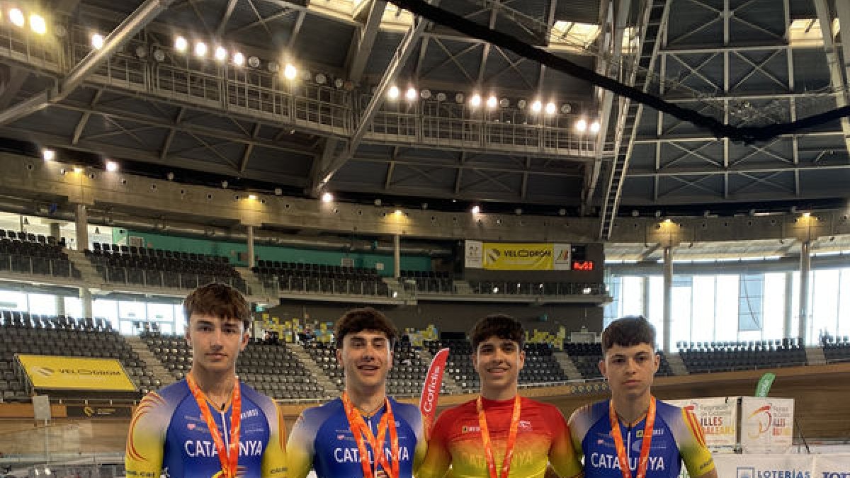 De izquierda a derecha, Alan Arilla, Oleguer Curià, Víctor Garcia y Roc Escobar.