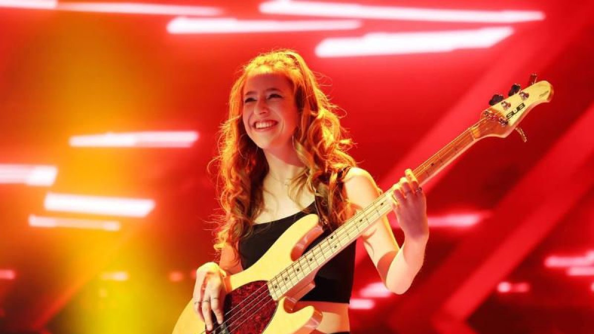 La bajista de La Garriga Núria Conangla. - LLEIDA JAZZ CAVA