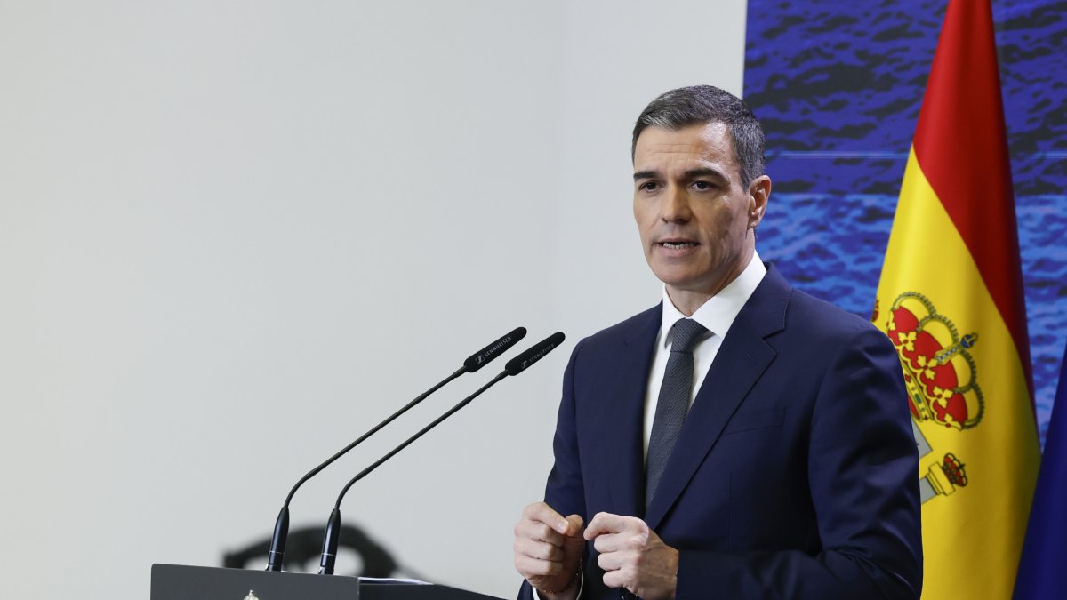 El presidente del gobierno, Pedro Sánchez.