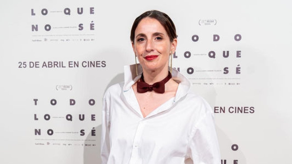 Marta Romero, en la ‘première’ del film esta semana en Madrid. - ÁNGEL MORENO