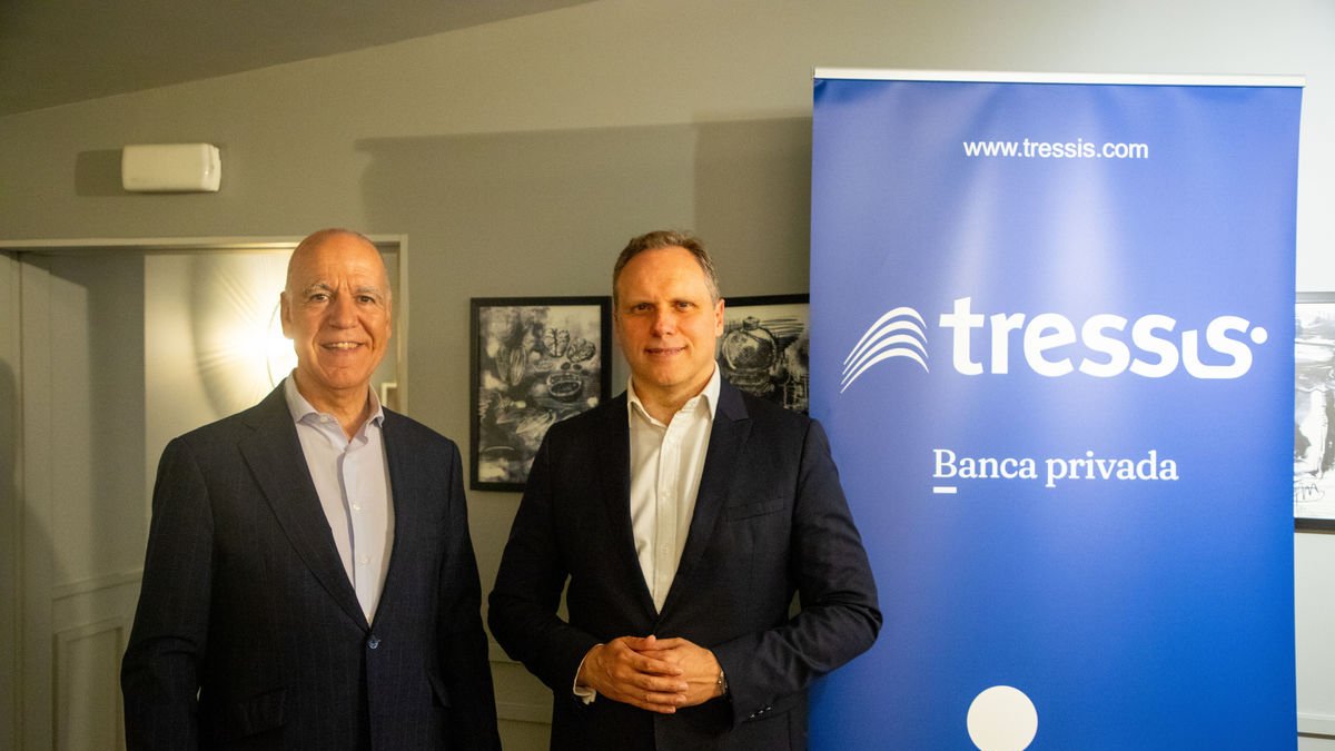 José Miguel Maté y Daniel Lacalle, este jueves en su visita a Lleida. - GERARD HOYAS