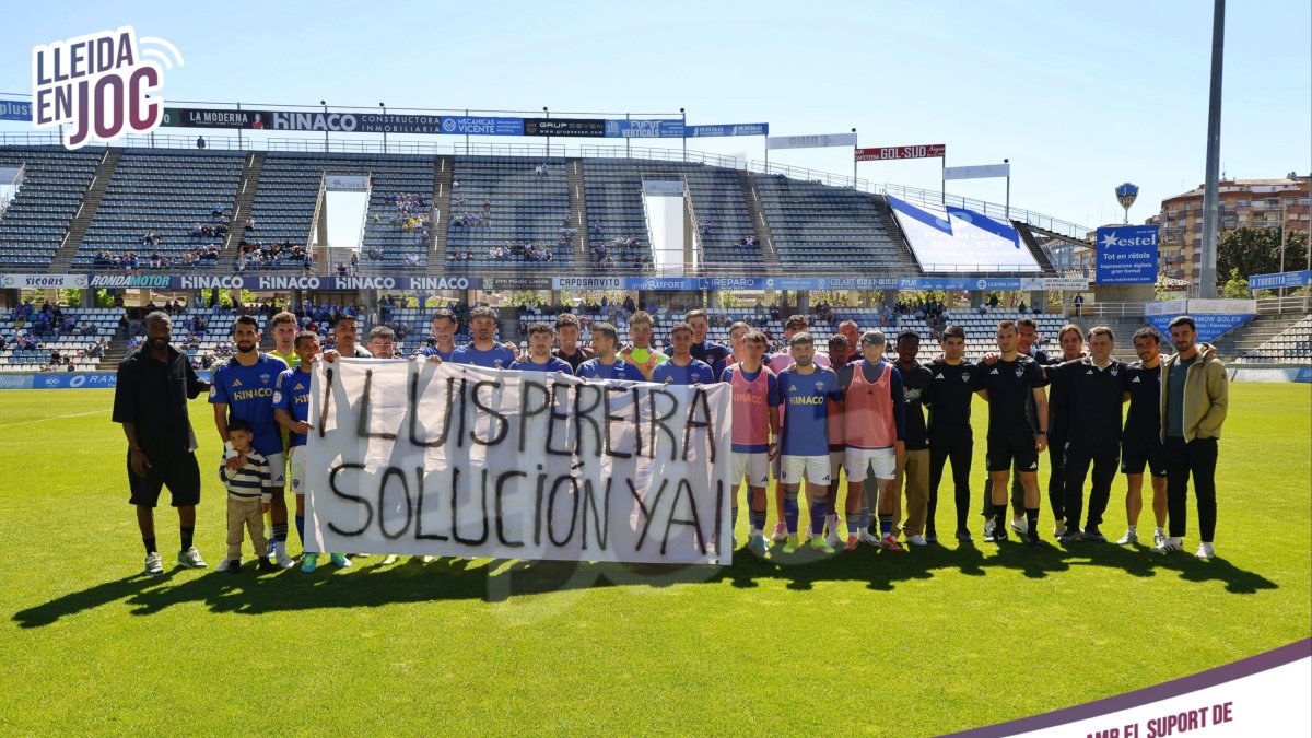Empate sin goles en el último partido del Lleida en el Camp d'Esports (0-0)