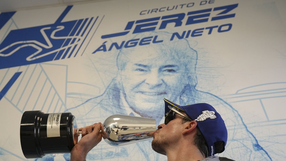 El piloto de Cervera lideró la prueba con solidez e inteligencia para acabar ganando con solvencia. - MOTOGP