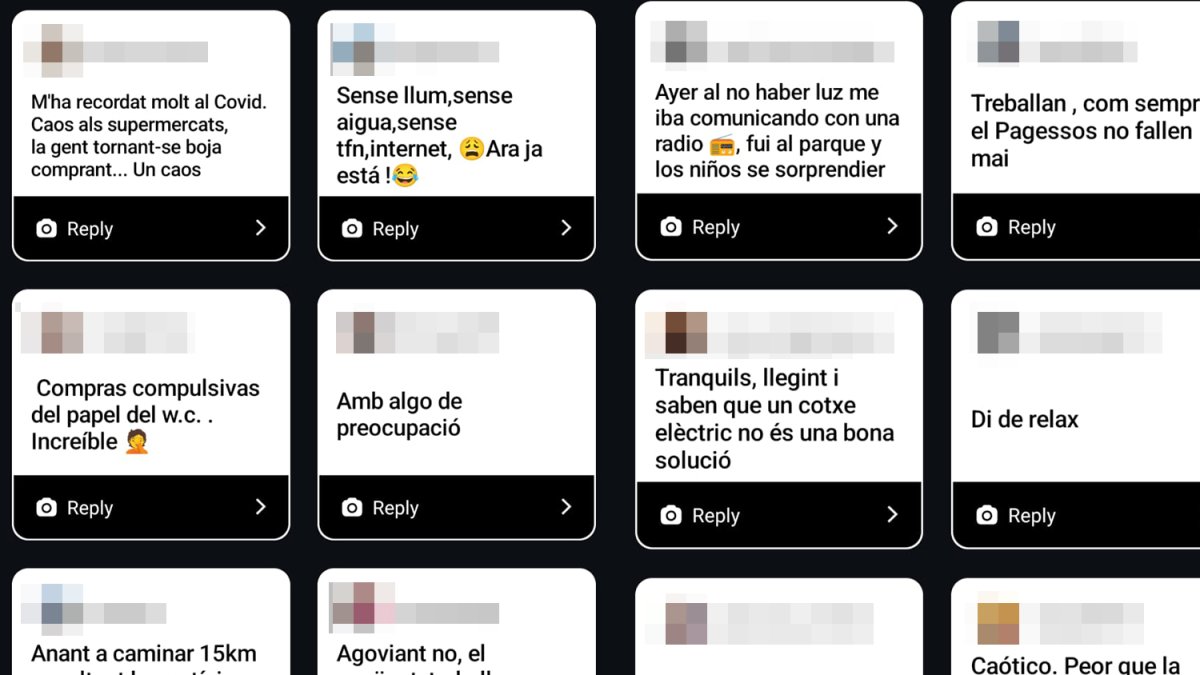 Respuestas de los usuarios de Instagram