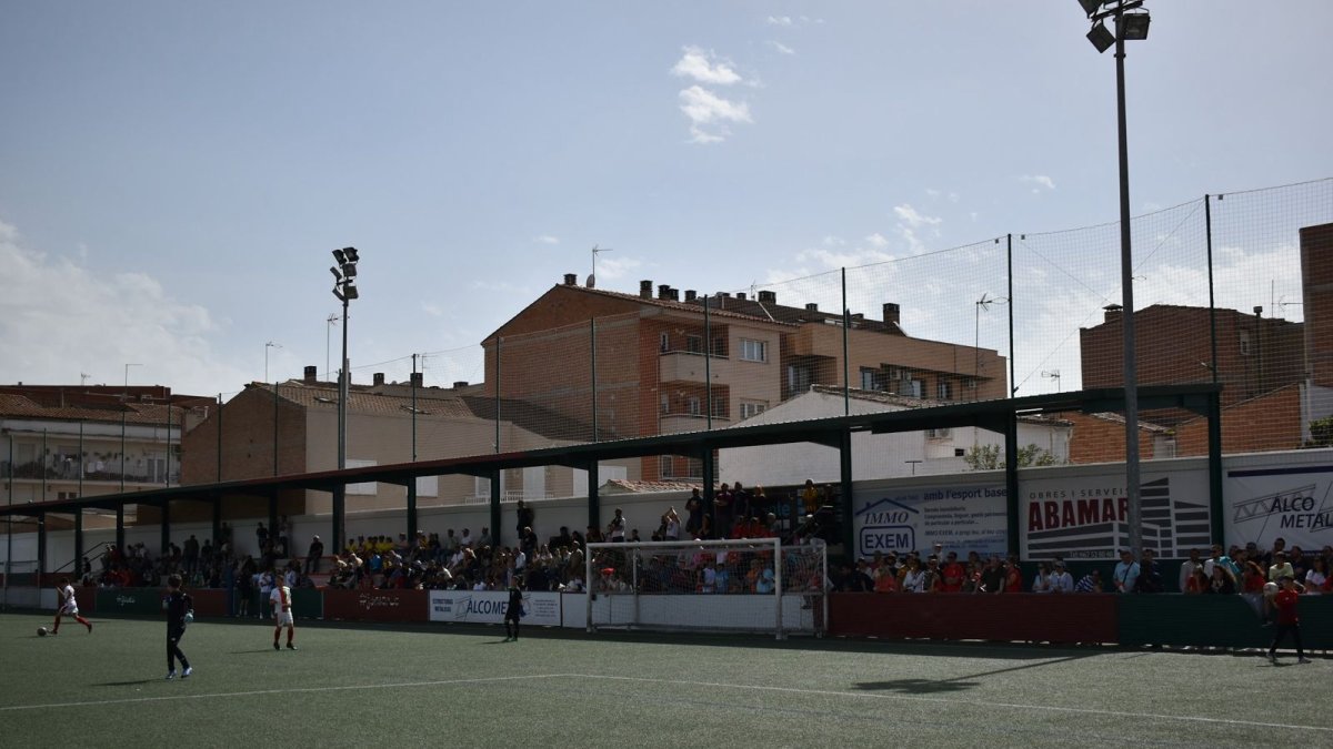 Una vista del municipal de la Bordeta durant el torneig.