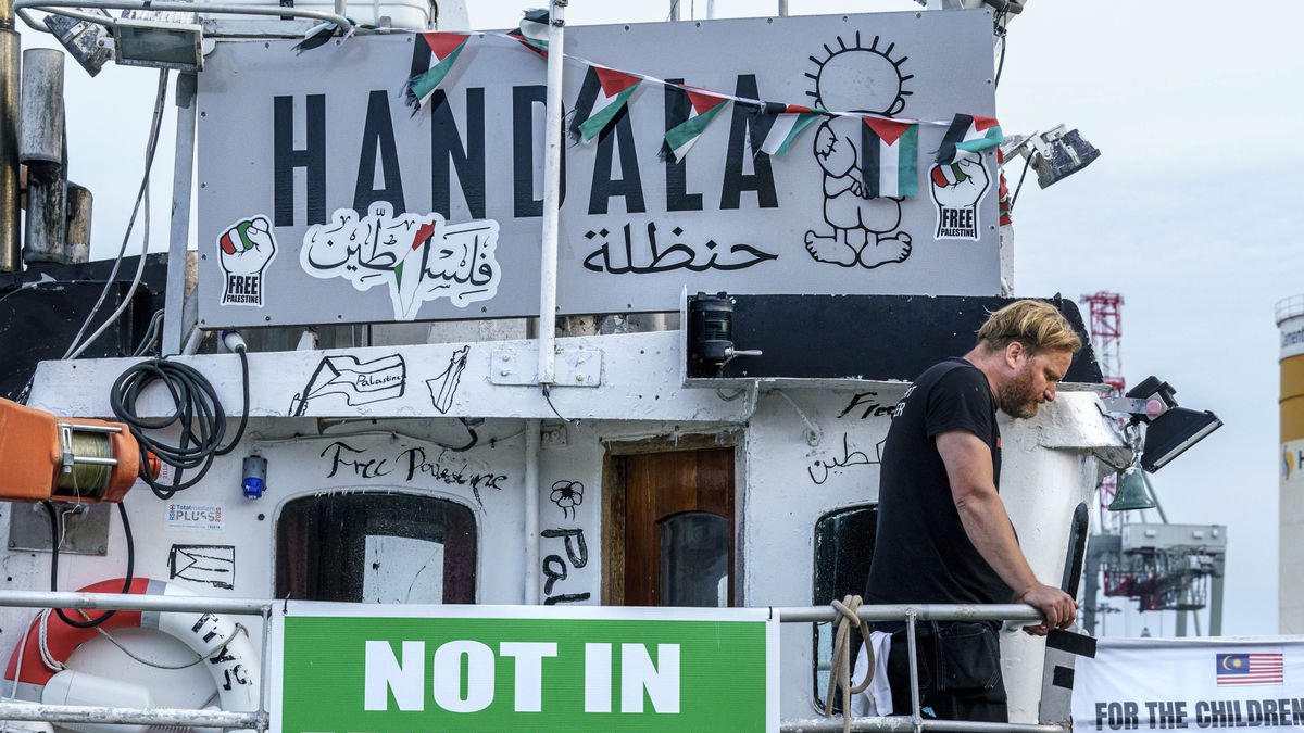 Imatge d’arxiu d’un vaixell de la Flotilla de la Llibertat. - EUROPA PRESS