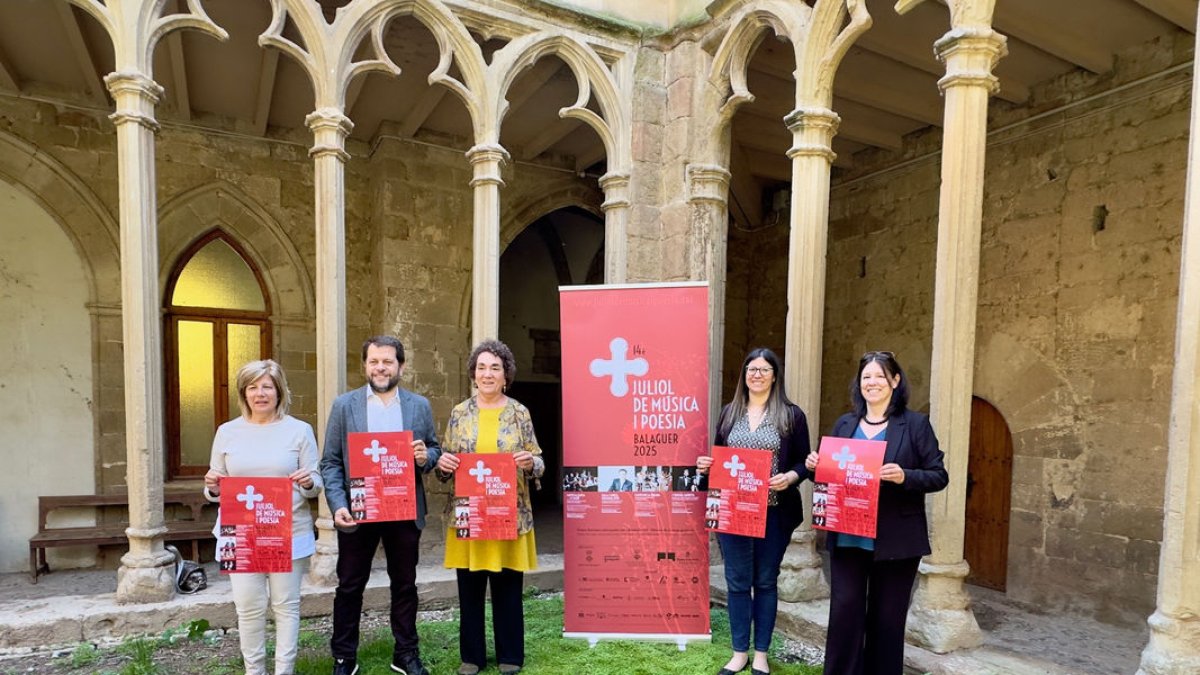 La presentación del certamen tuvo lugar ayer en el convento de Sant Domènec. - PAERIA DE BALAGUER