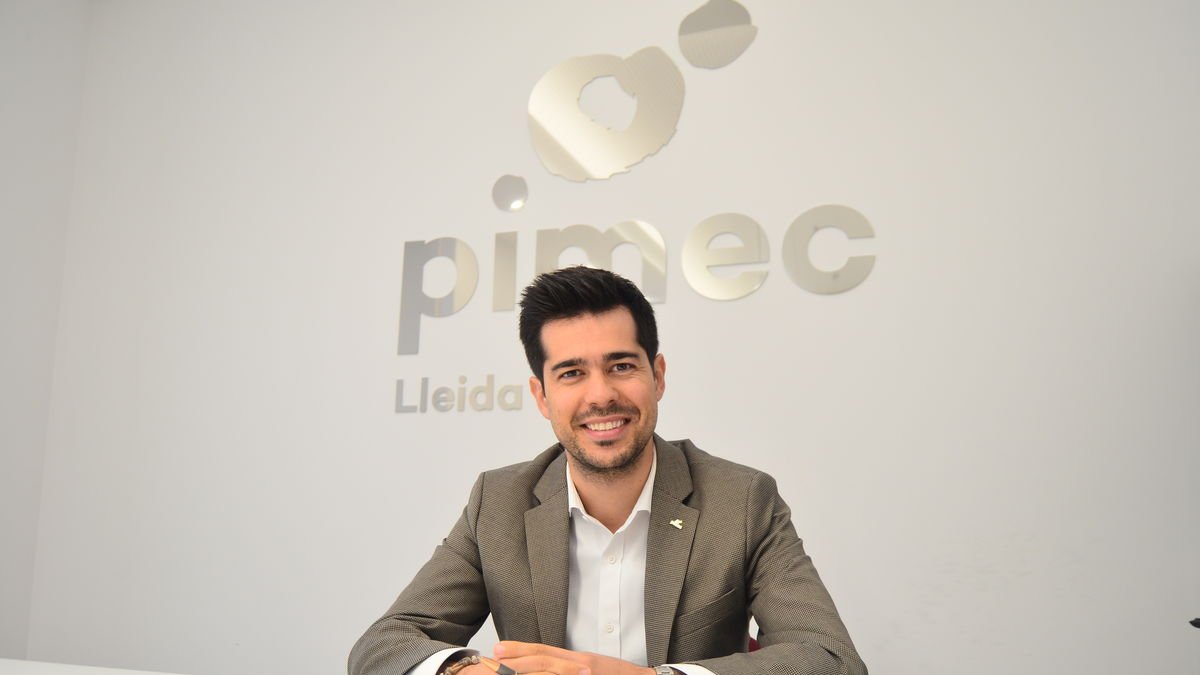 El presidente de Pimec en Lleida, Borja Solans. - T.CONTRERAS