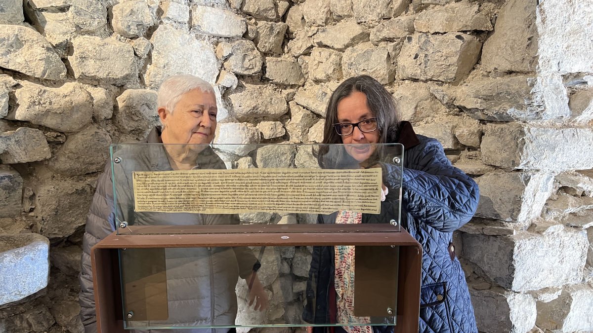 L’església de Cabó compta amb una reproducció del text. - ALBERT L. COBO/ACN