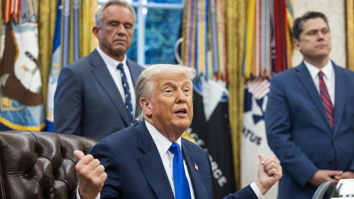 El presidente de Estados Unidos, Donald Trump. - EFE/JIM LO SCALZO