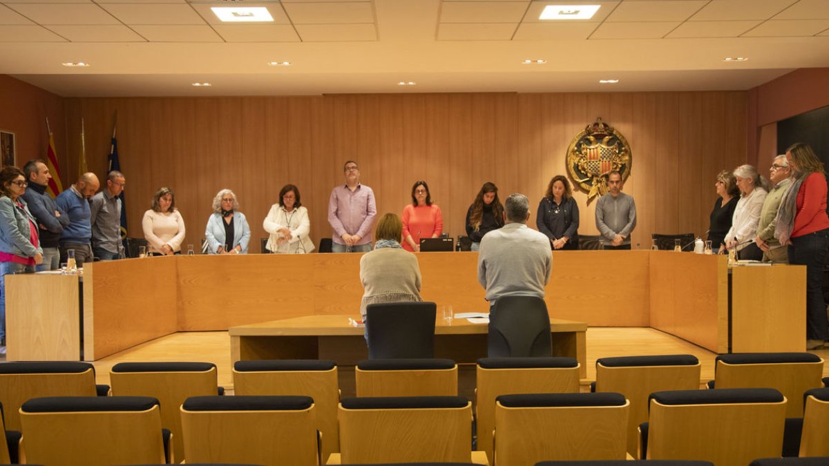 Minuto de silencio en memoria de Xavier García. - LAIA PEDRÓS