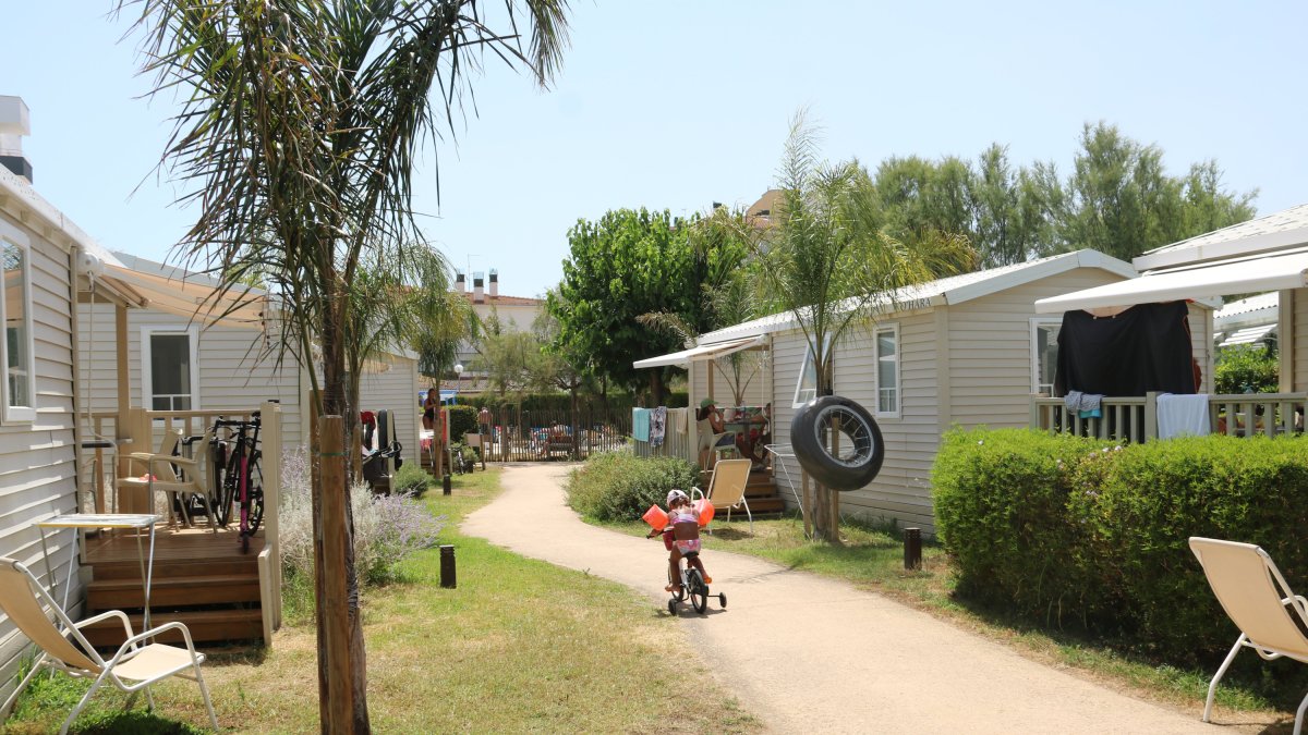 Un camping en Roses.