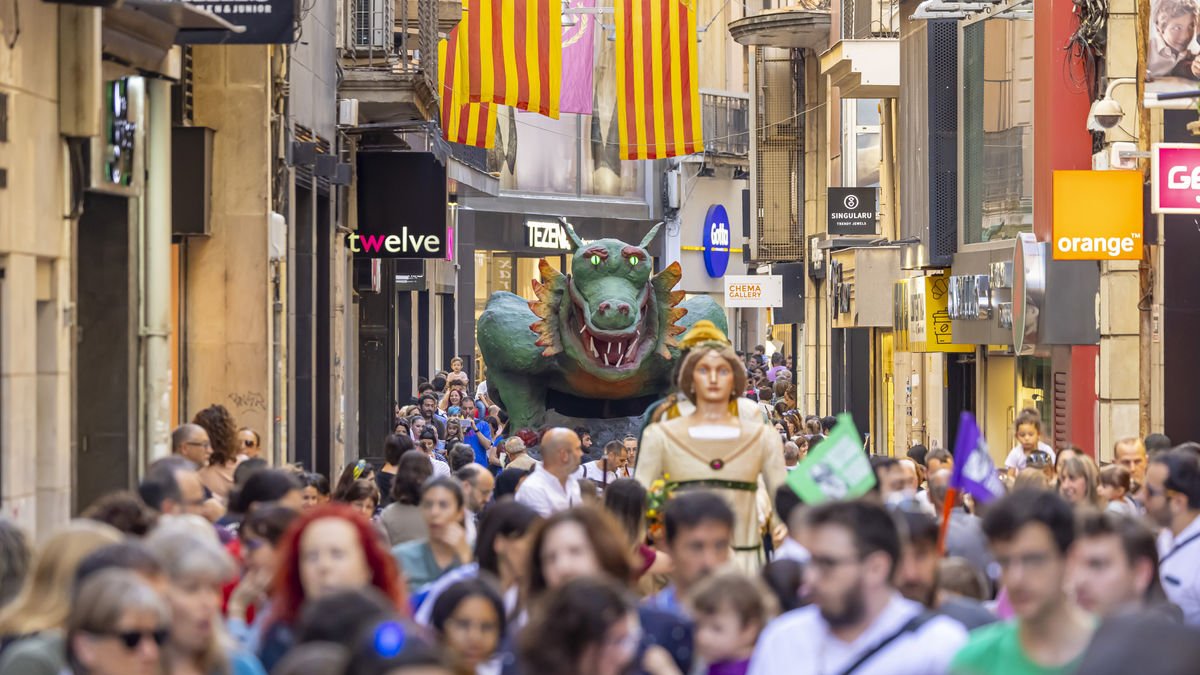 El Marraco és un dels grans protagonistes de la festa major. - JORDI ECHEVARRIA