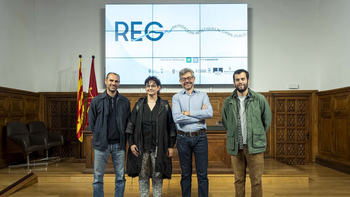 Presentación ayer en el IEI del proyecto ‘REG’ en el Canal d’Urgell. - IEI