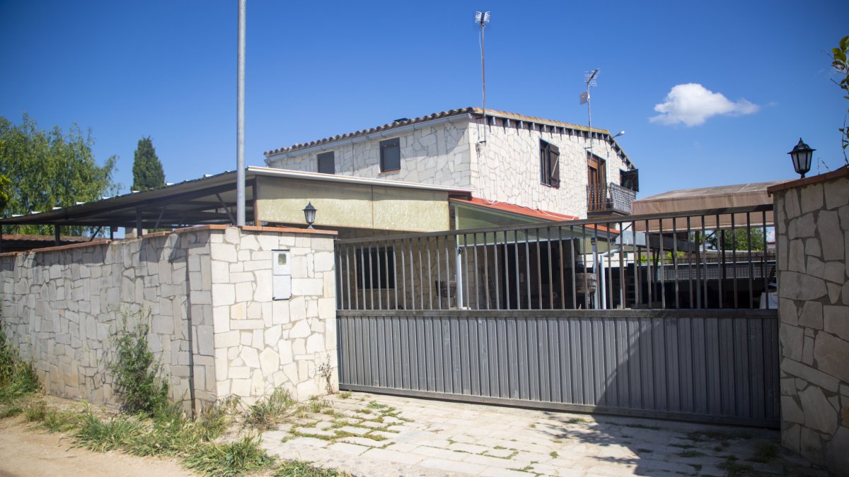 La casa als afores dels Alamús on es van produir els fets.