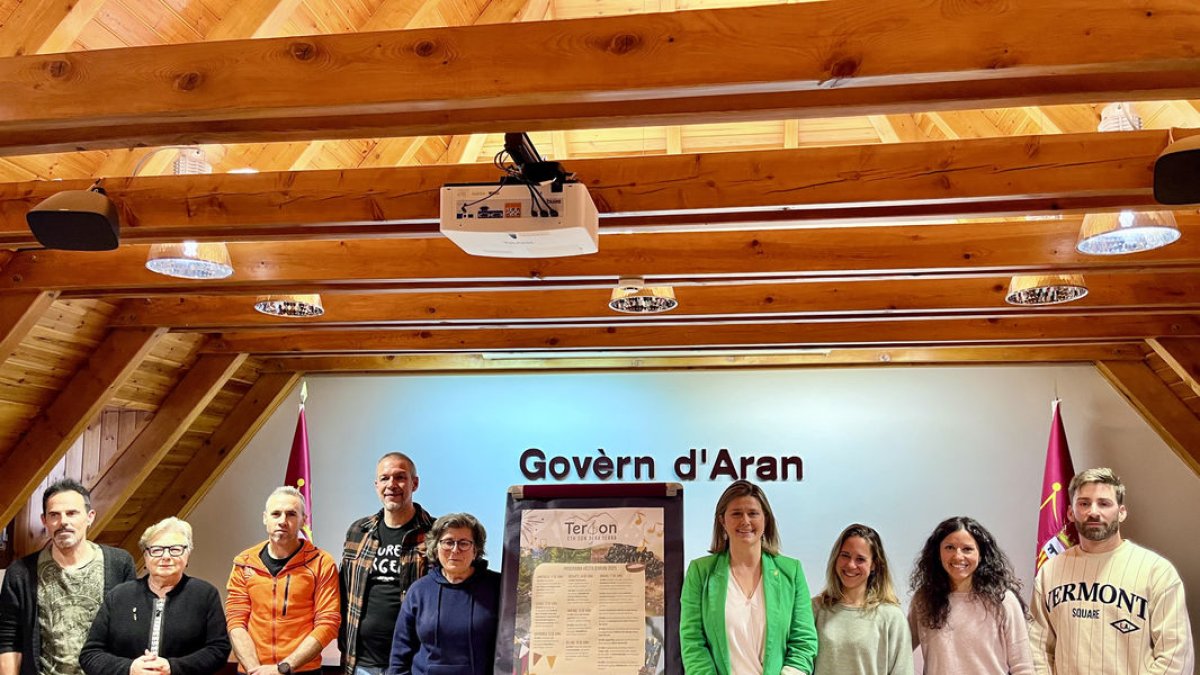 Presentació del festival TerSon, dijous passat a Vielha. - CONSELH GENERAU D’ARAN