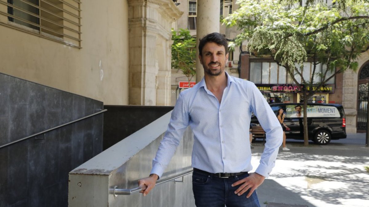 Pérez, durant la campanya electoral del 2023