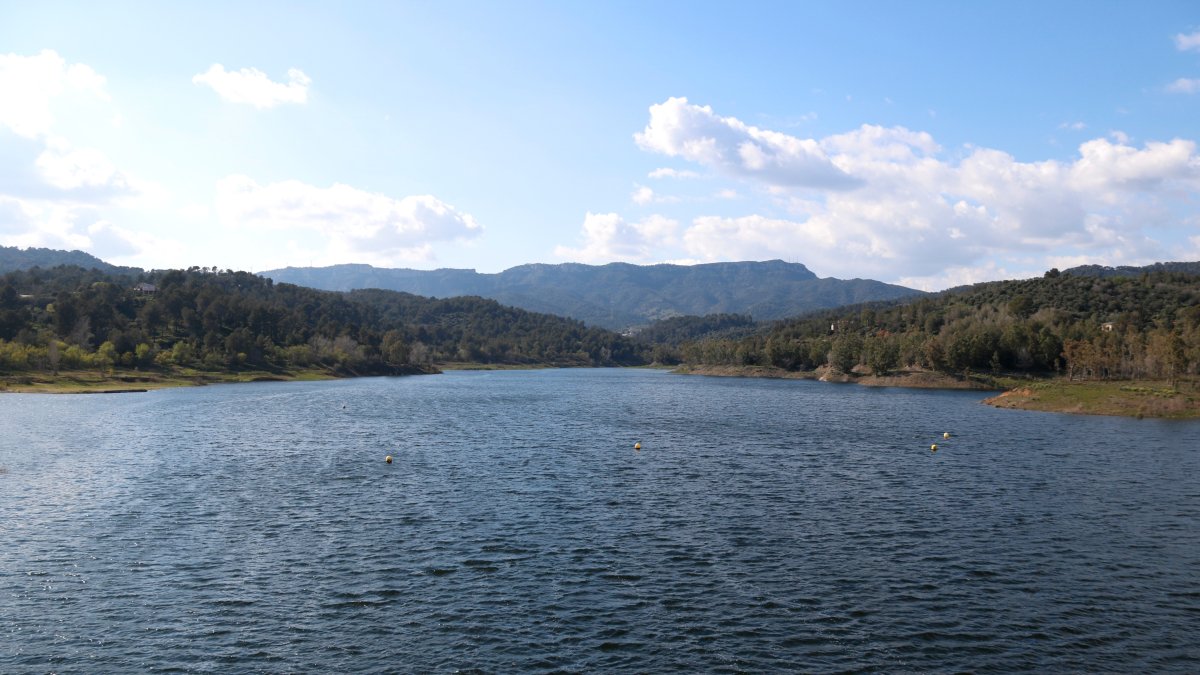 El pantà de Riudecanyes.