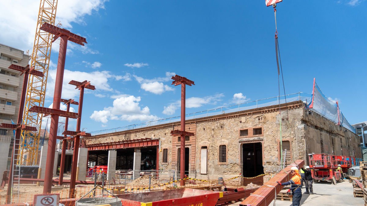 Instalan los cimientos del nuevo edificio de la estación de autobuses - PAU PASCUAL