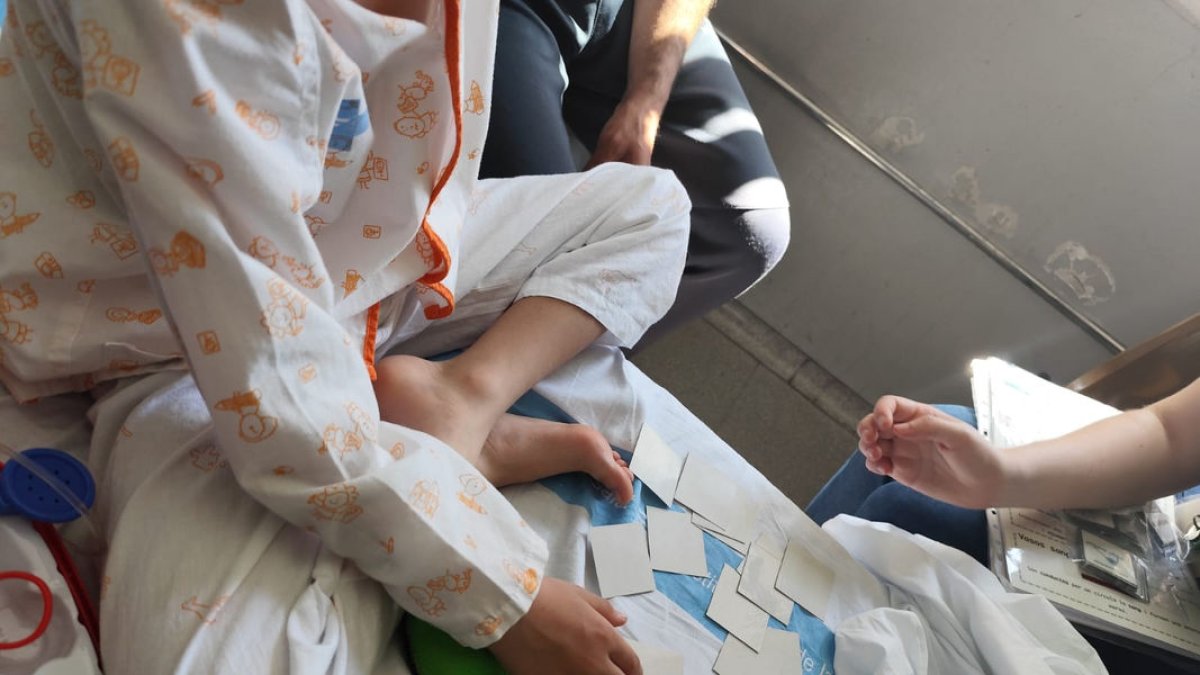 Una de les activitats que es van fer ahir a l’Arnau. - IRBLLEIDA