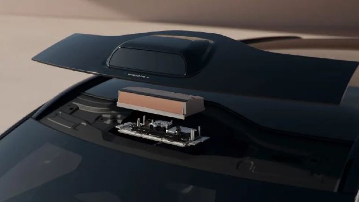 LiDAR del coche Volvo EX90.