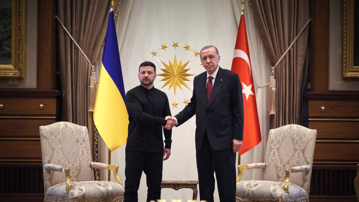 Erdogan rep Zelenski a Ankara abans de començar les negociacions de pau amb Rússia. - UKRAINIAN PRESIDENCY