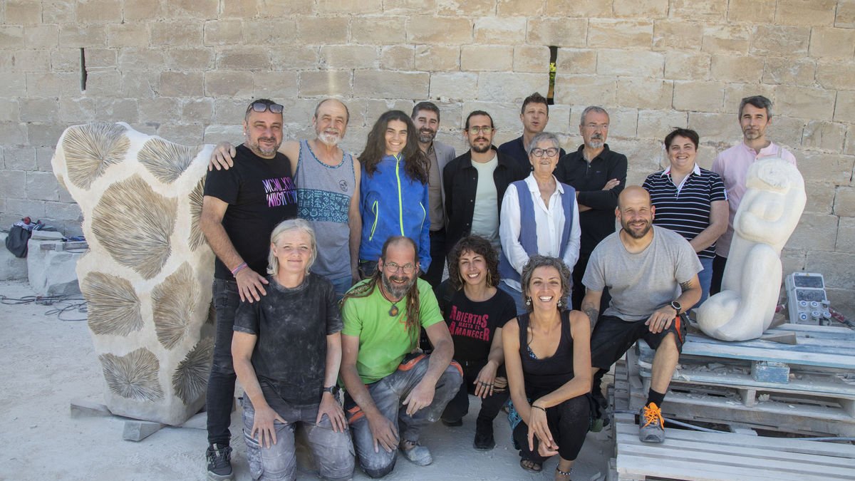 Recta final en Maldà del certamen escultórico ‘Maldant la Pedra’ - LAIA PEDRÓS