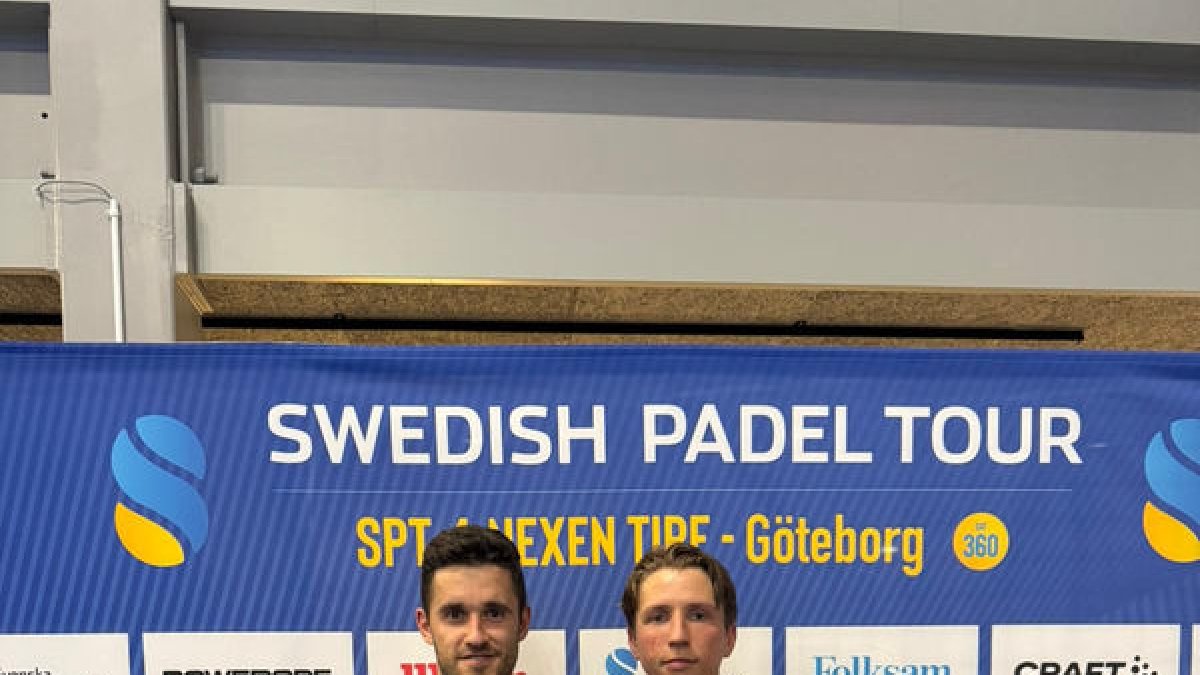 Aymerich, subcampeón del torneo SPT 4 de la liga de Suecia de pádel