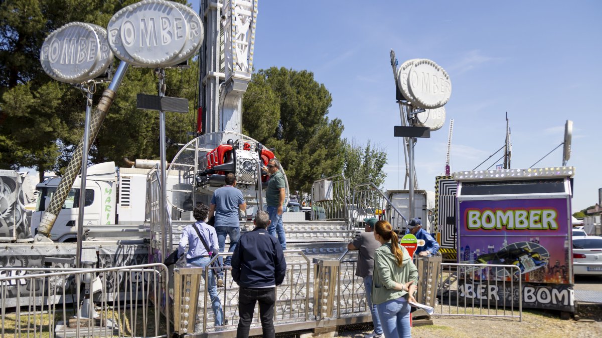Imatge de la revisió de l’atracció el dimarts 13.