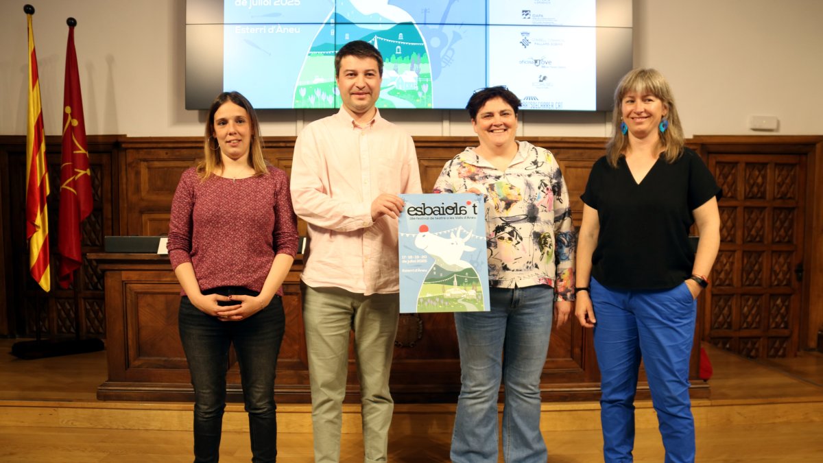 Presentación del 18.º Esbaiola't en el IEI de Lleida.
