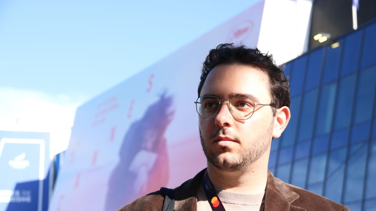 El cineasta andorrano Marc Camardons, ayer en Cannes. - ACN