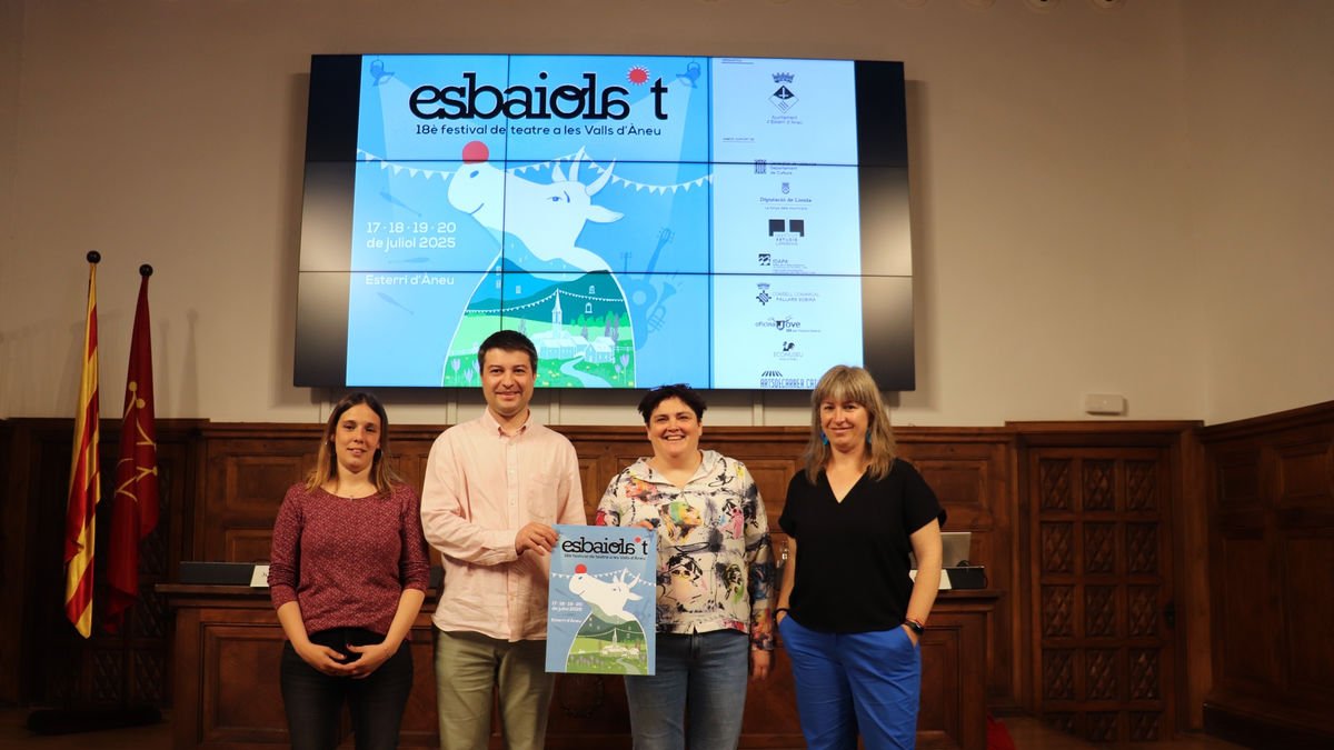 Presentación ayer en el IEI de la 18 edición del festival Esbaiola’t. - IEI