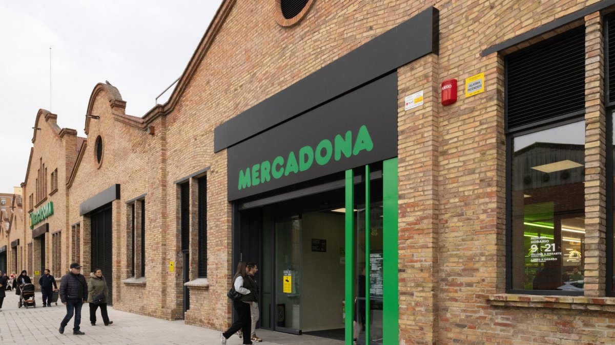 Mercadona en la calle Alacant de Lleida.