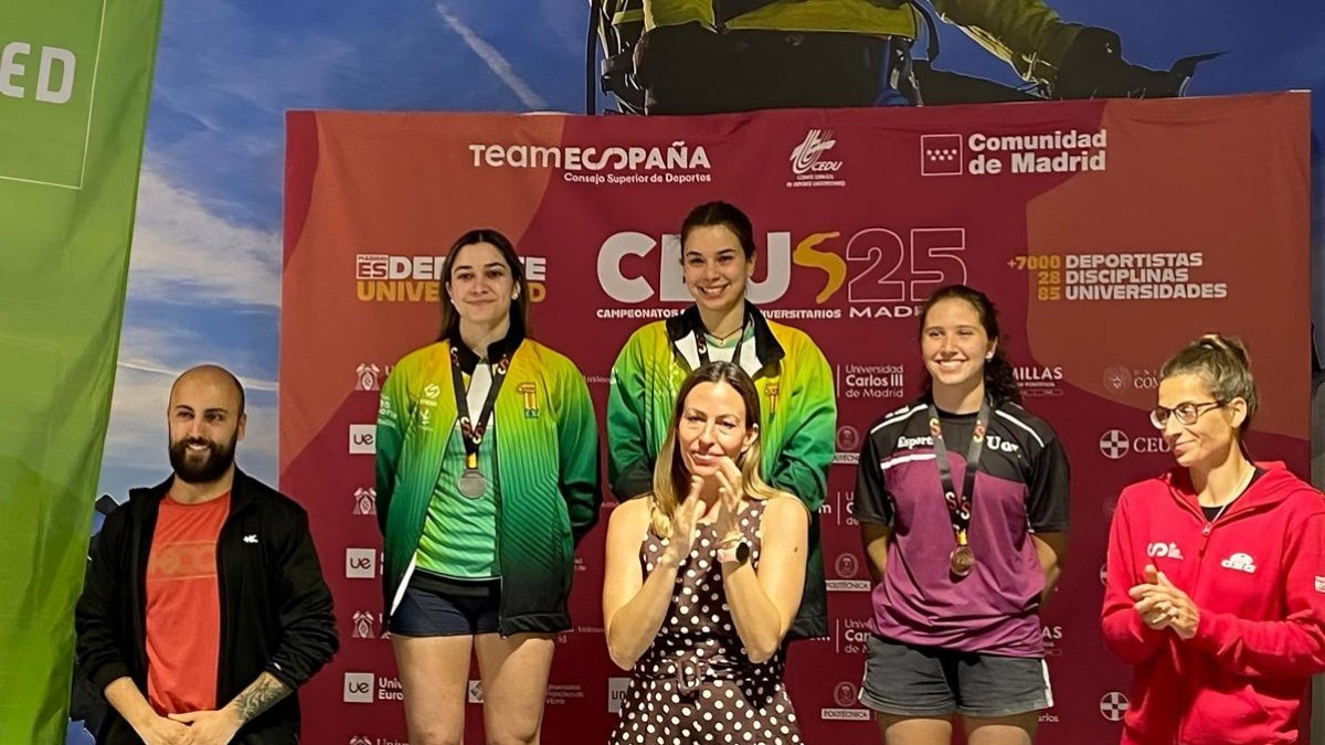Bronce de la UdL en el Torneo Universitario de España de escalada