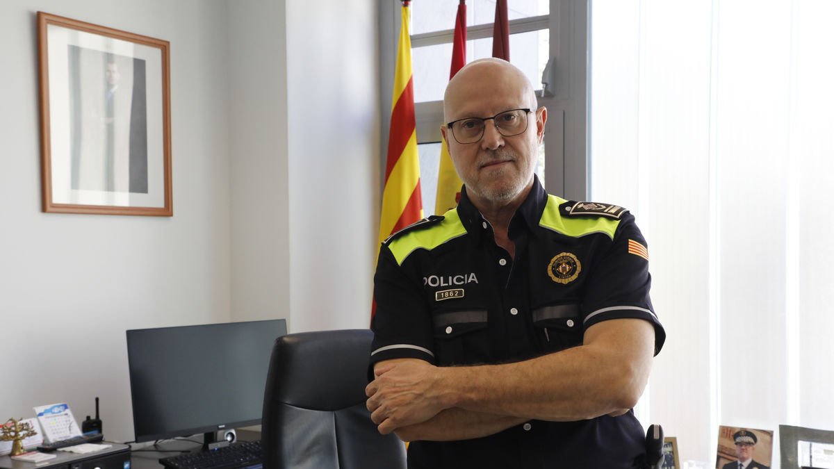 Josep Ramon Ibarz es intendente de la Guardia Urbana desde agosto de 2007. - AMADO FORROLLA