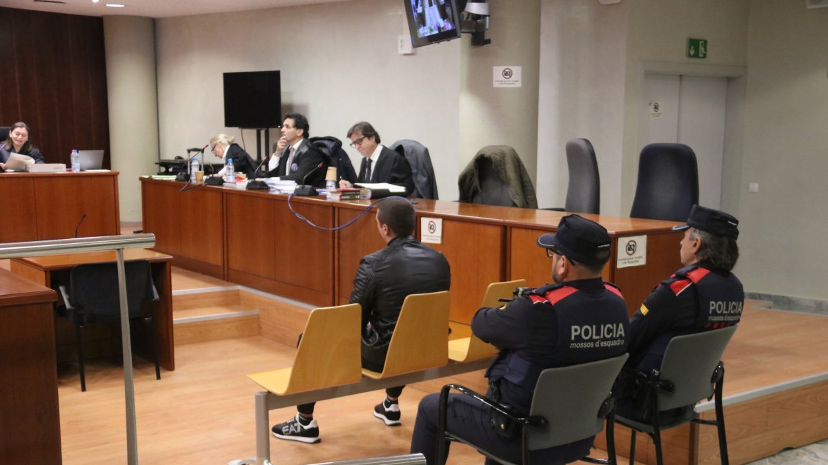 Imagen de archivo del juicio en la Audiencia de Lleida a un hombre que confesó matar a otro durante una discusión en Les Borges Blanques