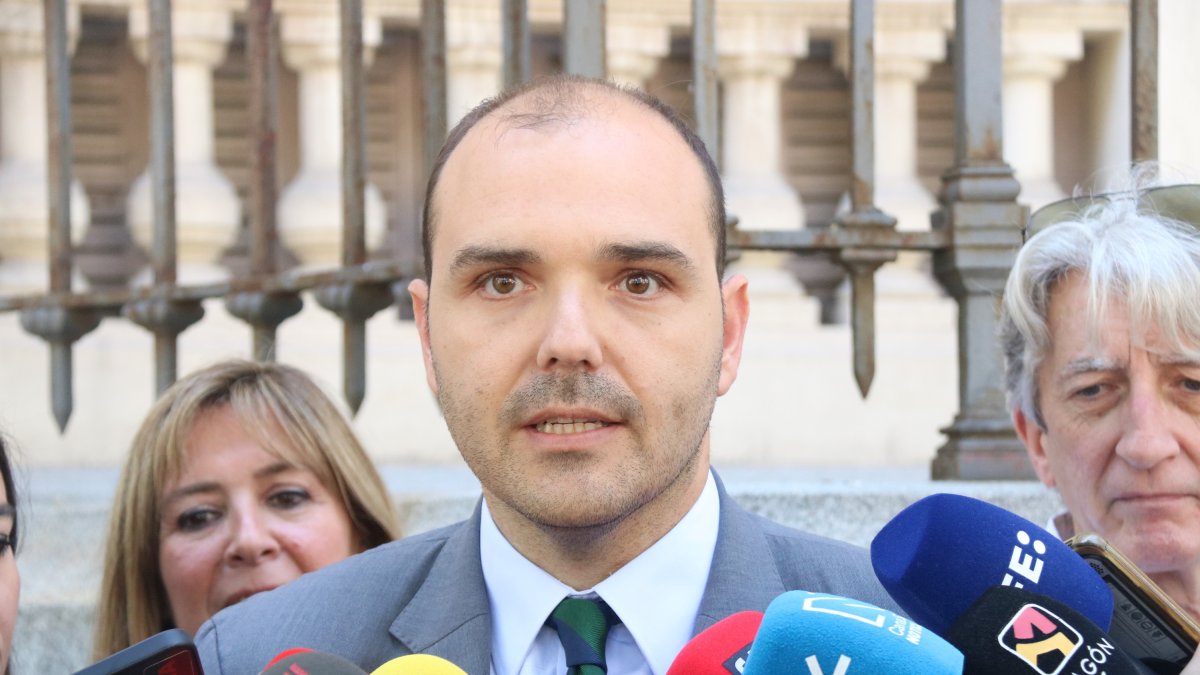 El conseller de la Presidencia, Albert Dalmau, este miércoles en Madrid.