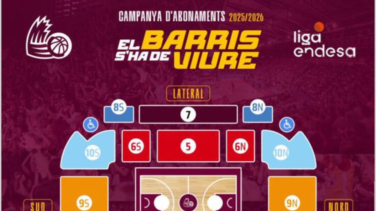 Albert Aliaga i Laura Estadella van presentar ahir la nova campanya d’abonats. - X.P.