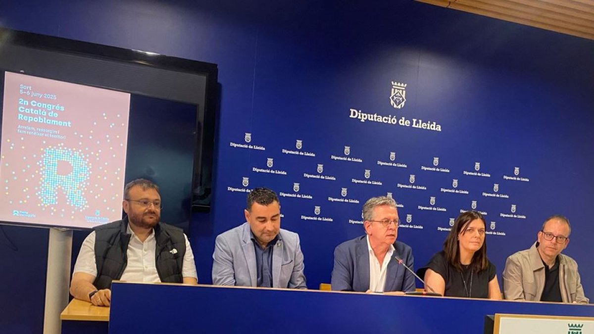 La presentación del Congreso, esta mañana a la Diputación