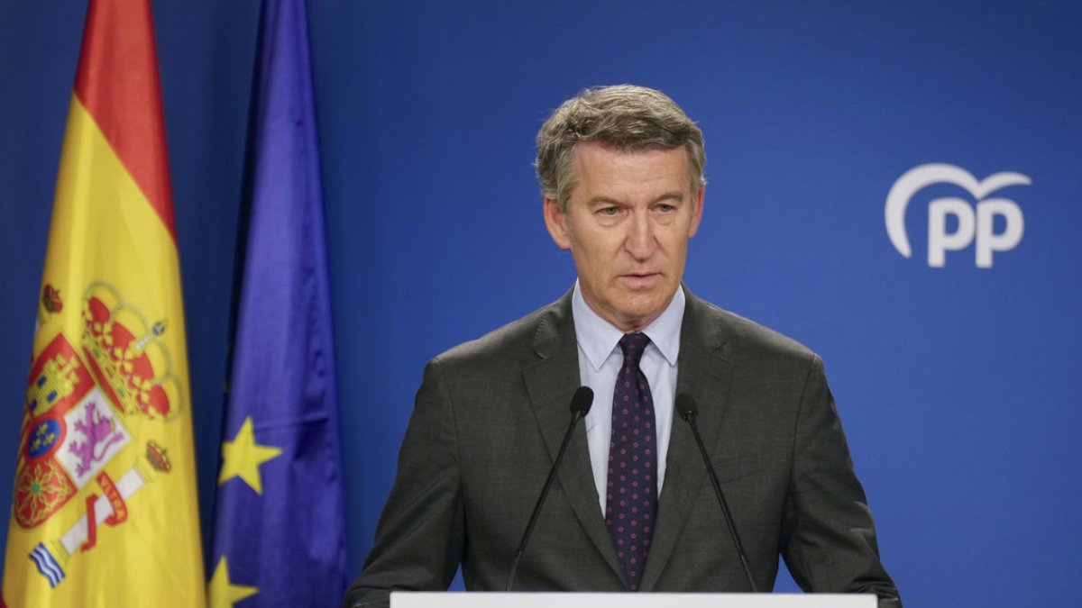 El líder del Partit Popular, Alberto Núñez Feijóo. - PARTIT POPULAR