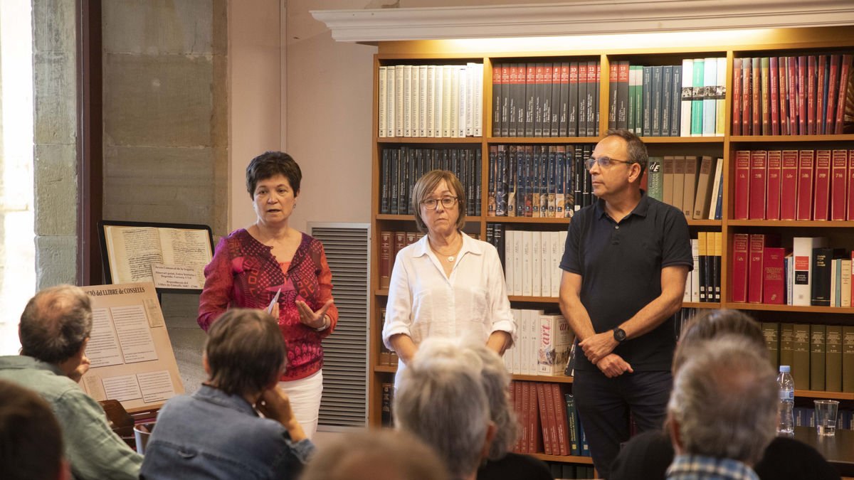 Conferencia de ayer sobre Duran i Sanpere en el Arxiu Comarcal. - C.MARSIÑACH