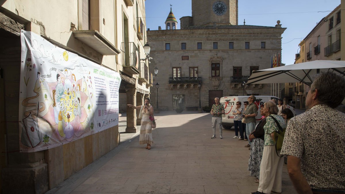 Murales en Cervera para vencer los estigmas de la salud mental - CARMINA MARSIÑACH