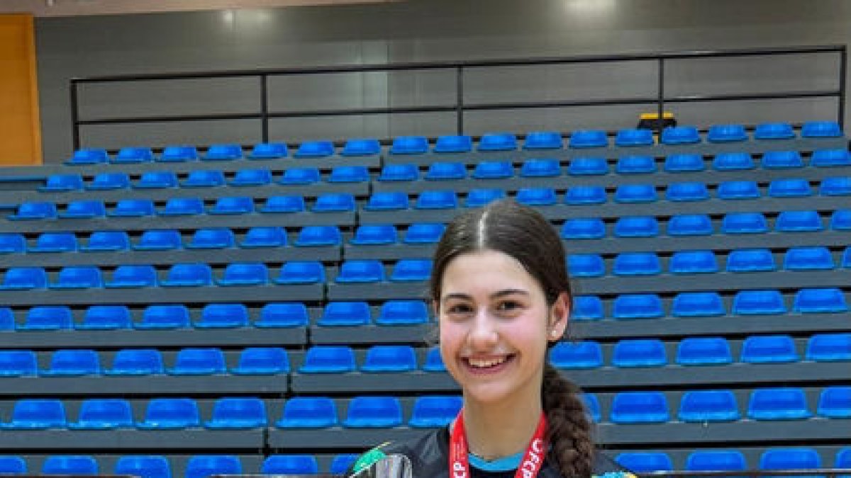 Paula Bautista, jugadora del equipo FEM 15 del Vila-sana. - CP VILA-SANA