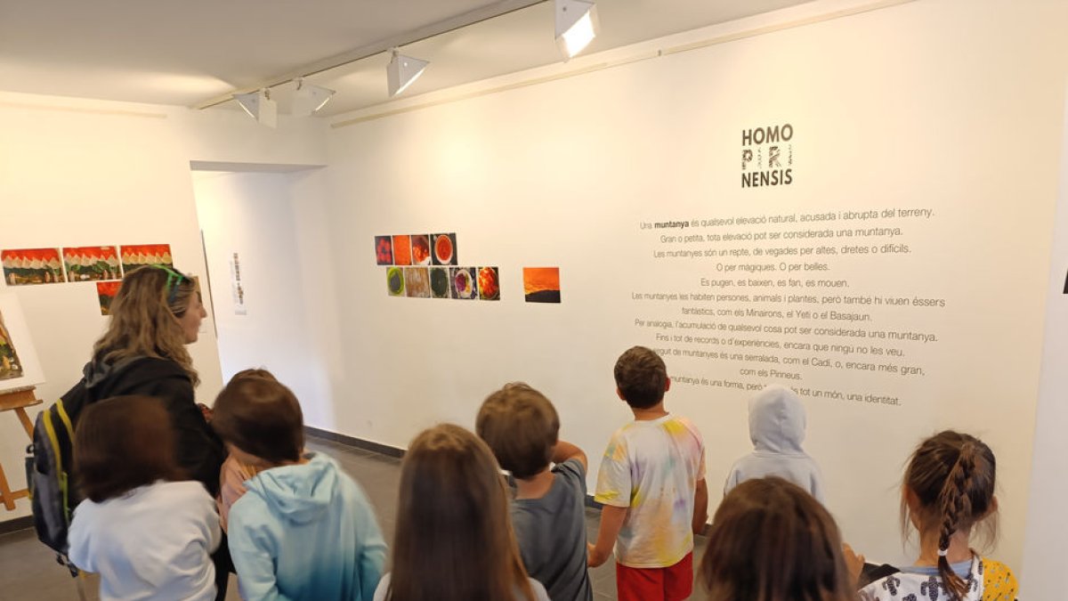 Alumnos de la escuela Rosa Campà han participado en la exposición. - ESCOLA ROSA CAMPÀ