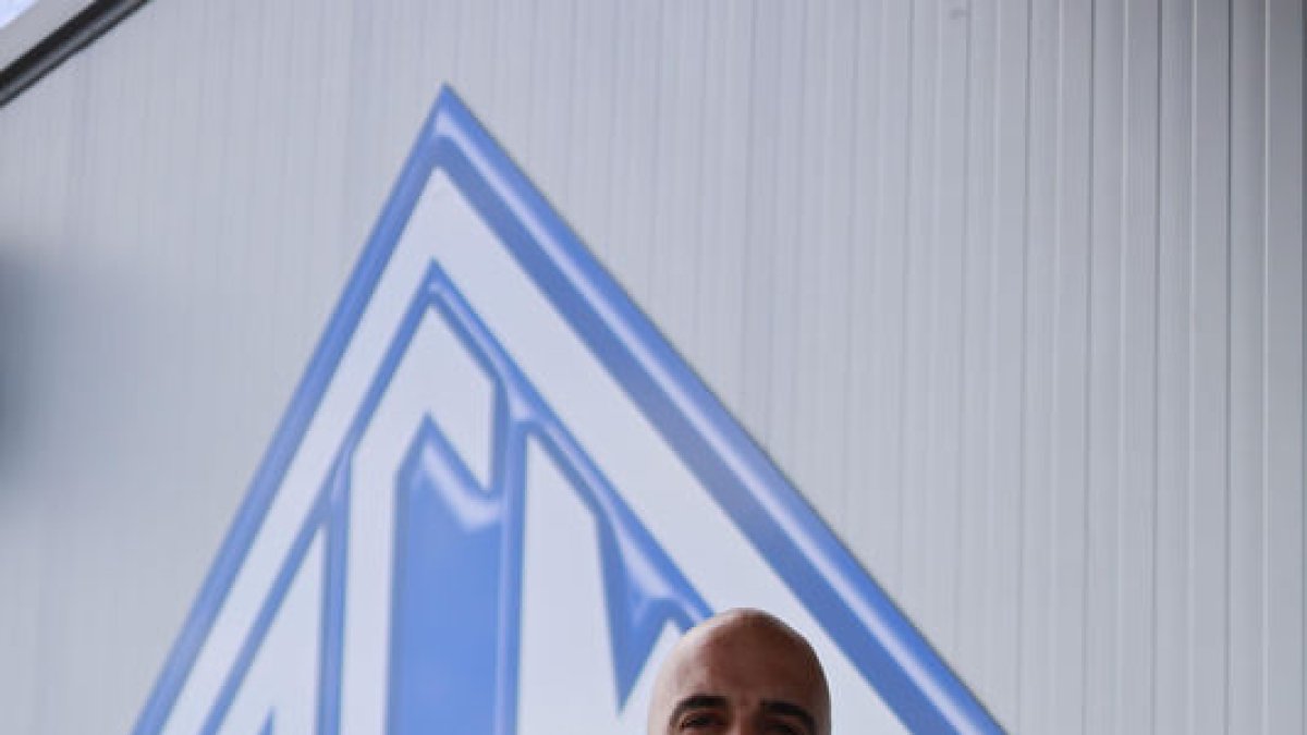 Bacardit, ayer en las instalaciones del Recasens. - SE AEM