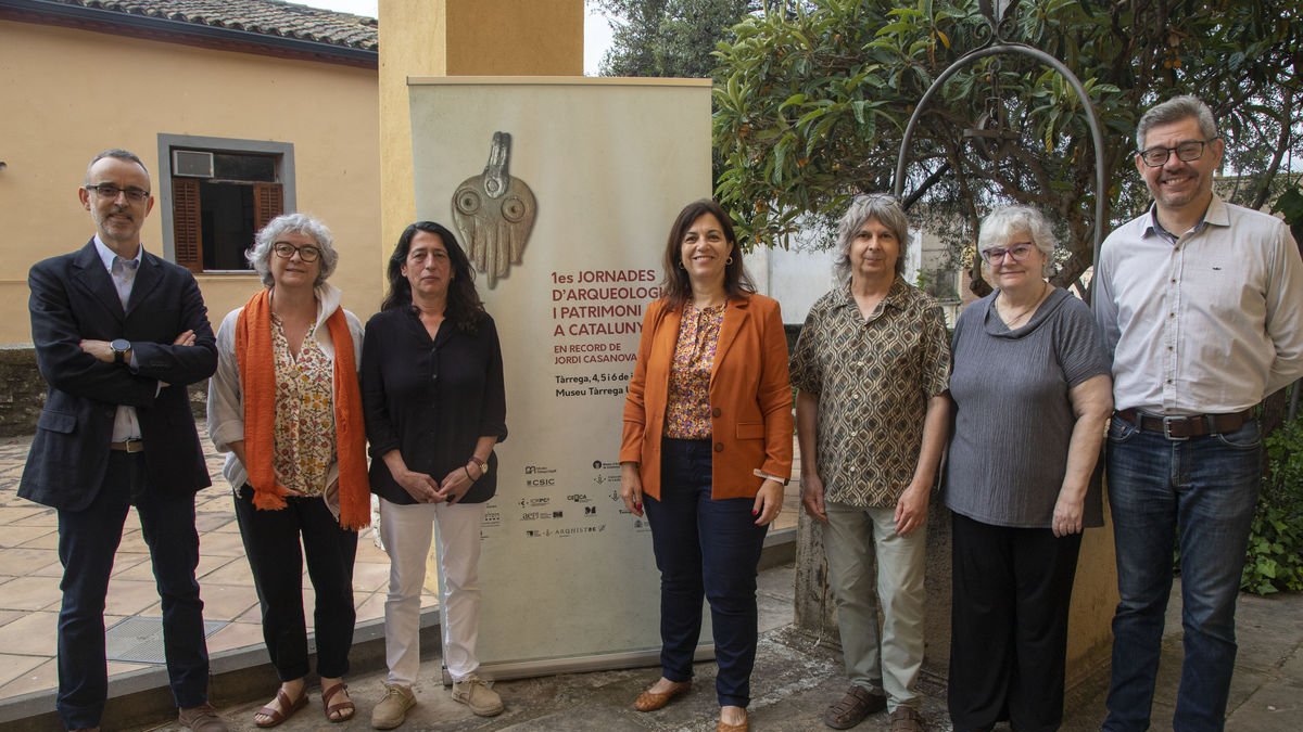 Representantes de instituciones impulsoras de las jornadas en las que trabajan desde hace tres años. - LAIA PEDRÓS