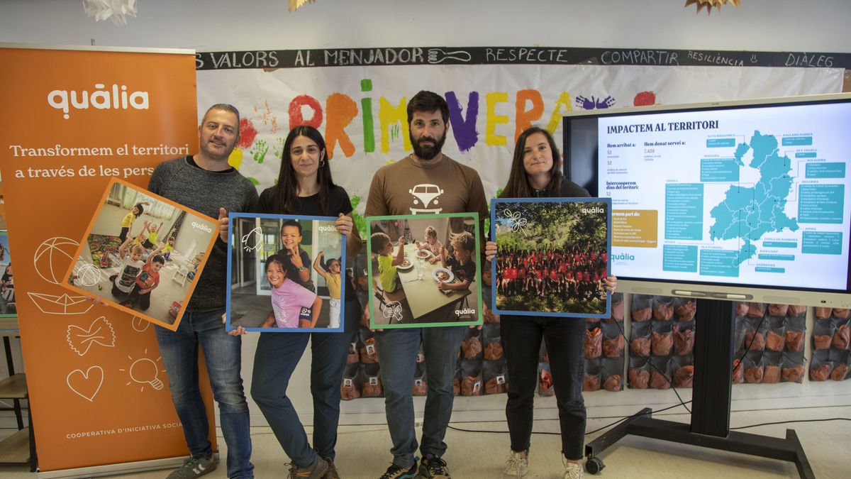 Presentació ahir del balanç de l’any passat de la cooperativa d’iniciativa social Quàlia de Tàrrega. - LAIA PEDRÓS