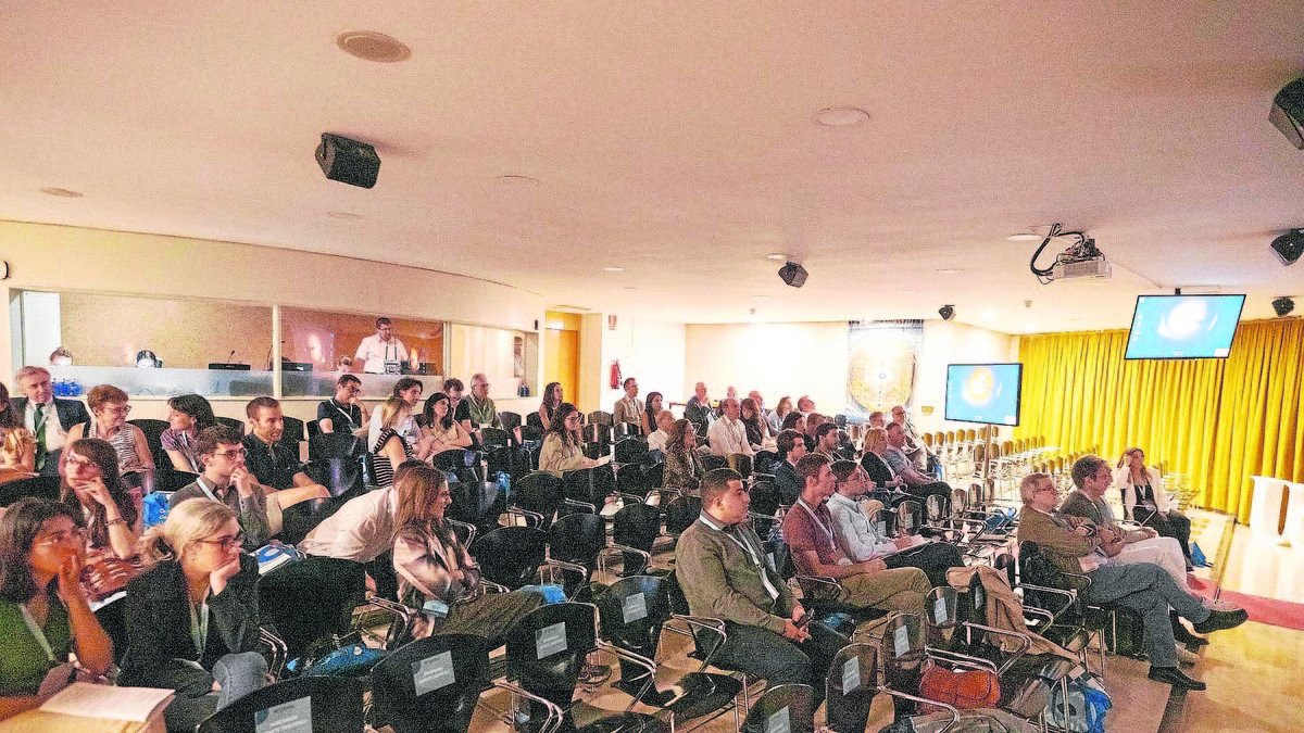 Participants en el Congrés Nacional de Videoftalmologia d’ahir. - MARC CASTELLÓ